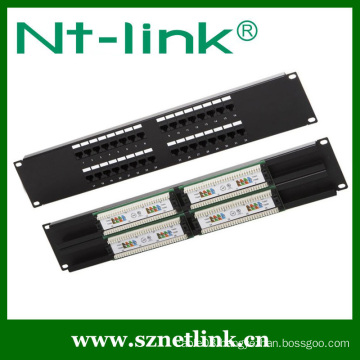 32 ports 19" 2U cat5e utp patch panel